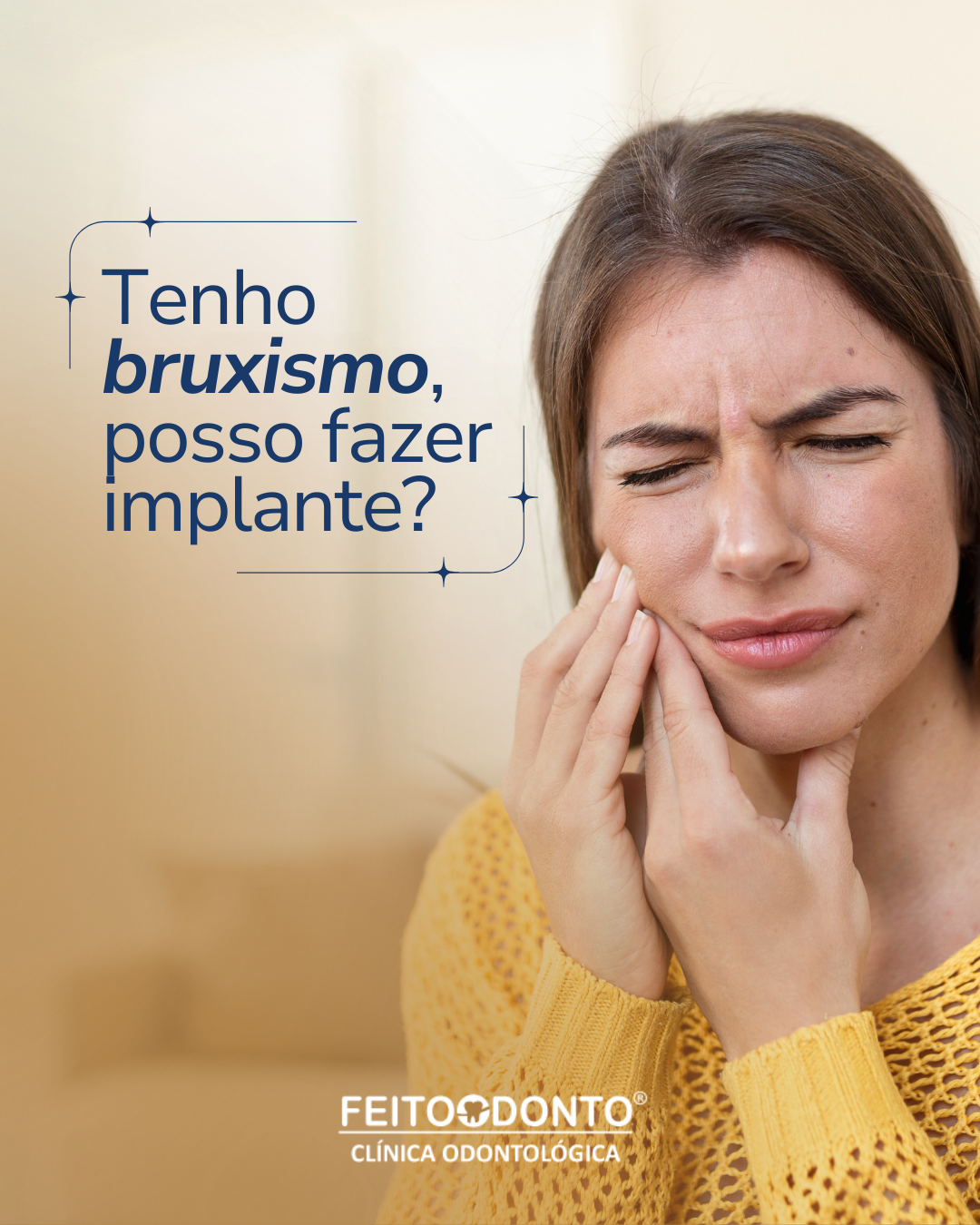 Tenho bruxismo, posso fazer implante?