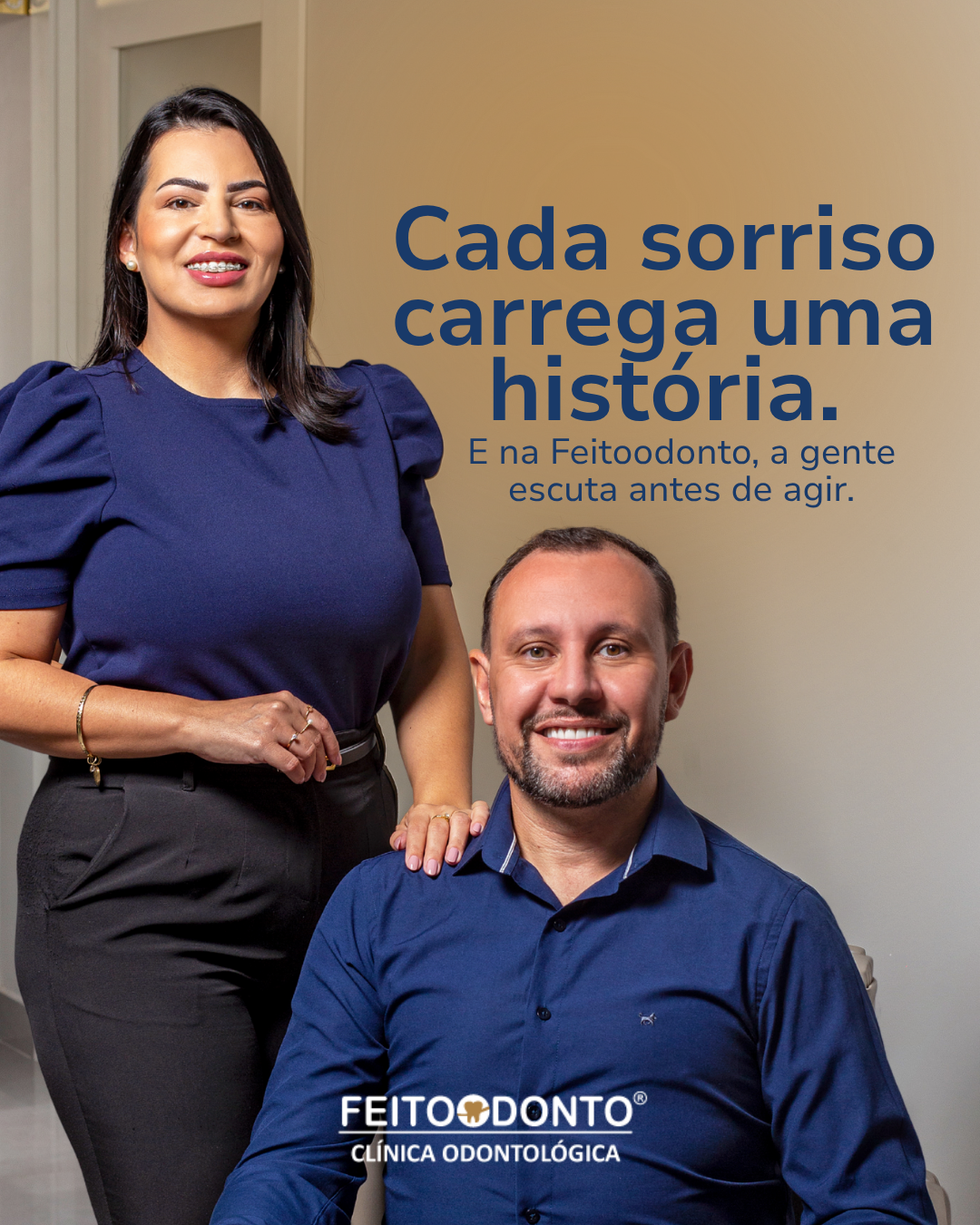 Cada sorriso carrega uma história. E na FeitoOdonto, a gente escuta antes de agir.